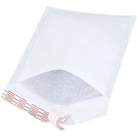 Bubble Mailers, White, #1, 7 1/4 x 12"