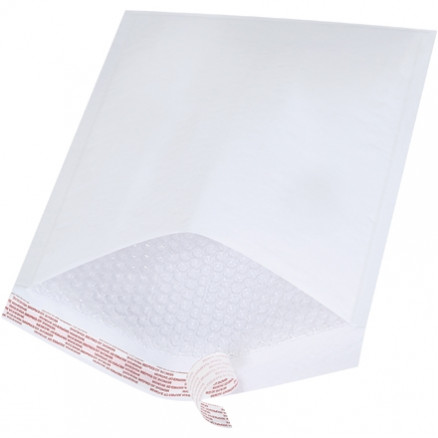 Bubble Mailers, White, #5, 10 1/2 x 16"
