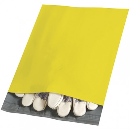 Poly Mailers, Yellow, 10 x 13"