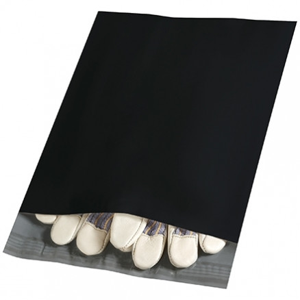 Poly Mailers, Black, 10 x 13"