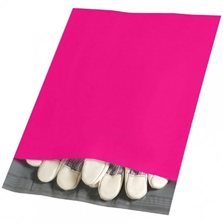 Poly Mailers, Pink, 10 x 13"