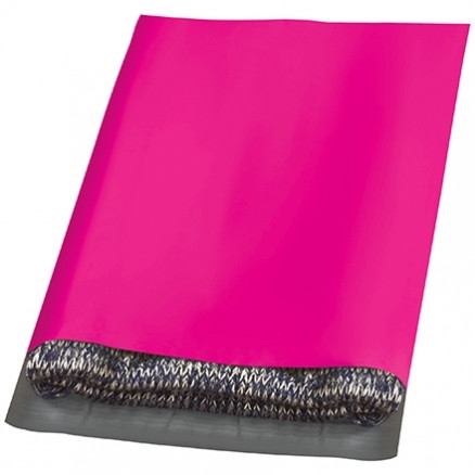Poly Mailers, Pink, 12 x 15 1/2"