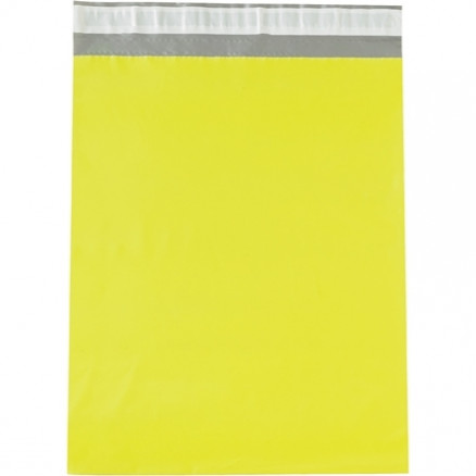 Poly Mailers, Yellow, 14 1/2 x 19"