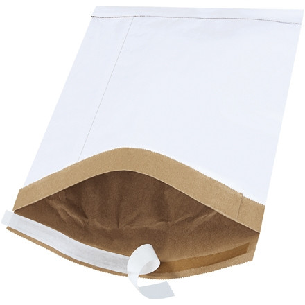 Padded Mailers, #4, 9 1/2 x 14 1/2", White, Self-Seal