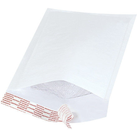 Bubble Mailers, White, #00, 5 x 10"